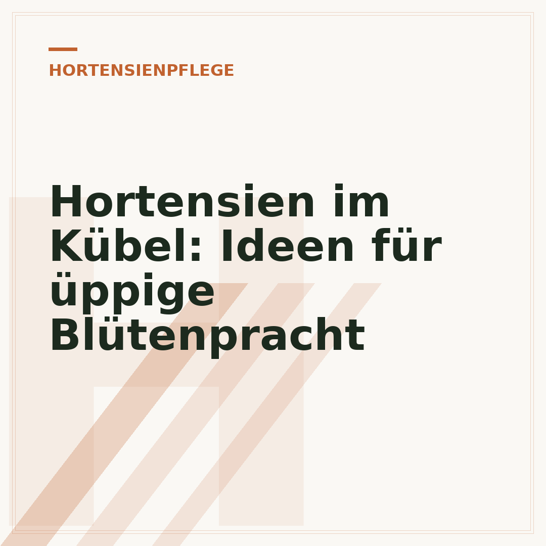 Hortensien im Kübel: Ideen für üppige Blütenpracht