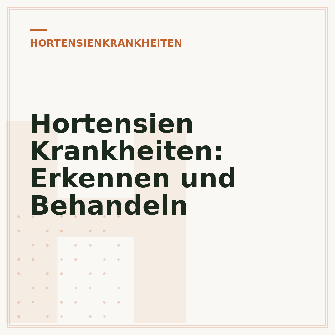 Hortensien Krankheiten: Erkennen und Behandeln