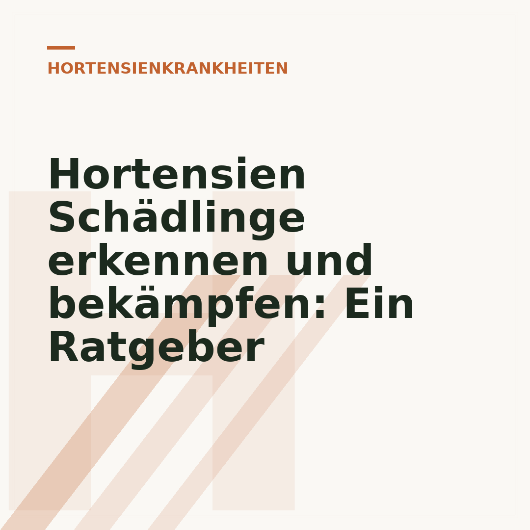 Hortensien Schädlinge erkennen und bekämpfen: Ein Ratgeber