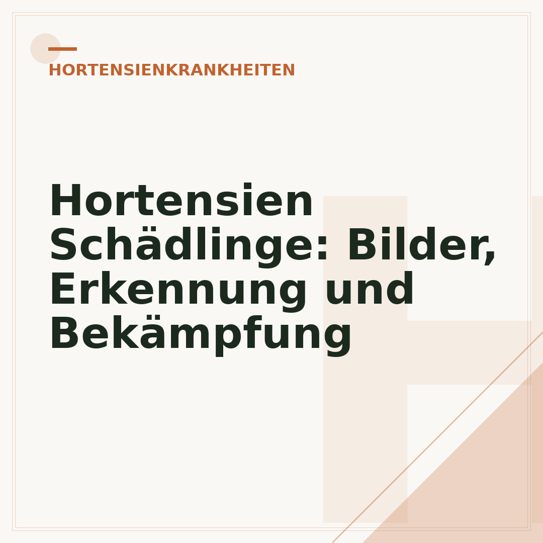 Hortensien Schädlinge: Bilder, Erkennung und Bekämpfung