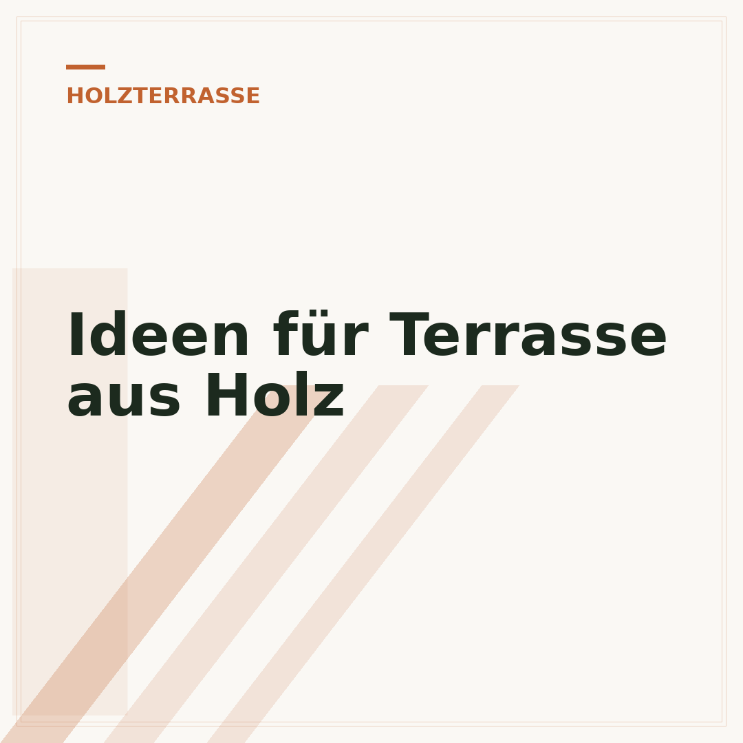 Ideen für Terrasse aus Holz
