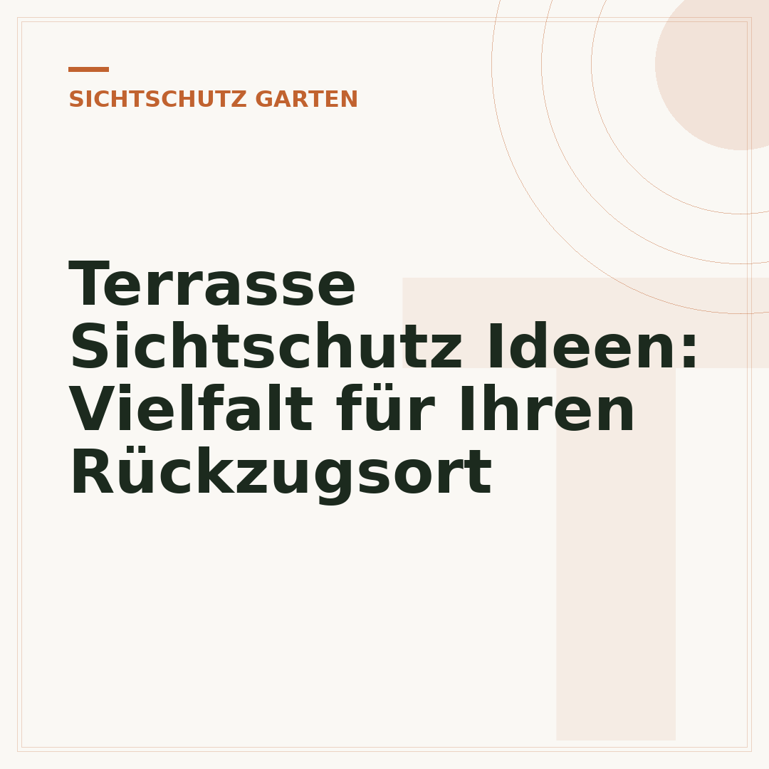 Terrasse Sichtschutz Ideen: Vielfalt für Ihren Rückzugsort