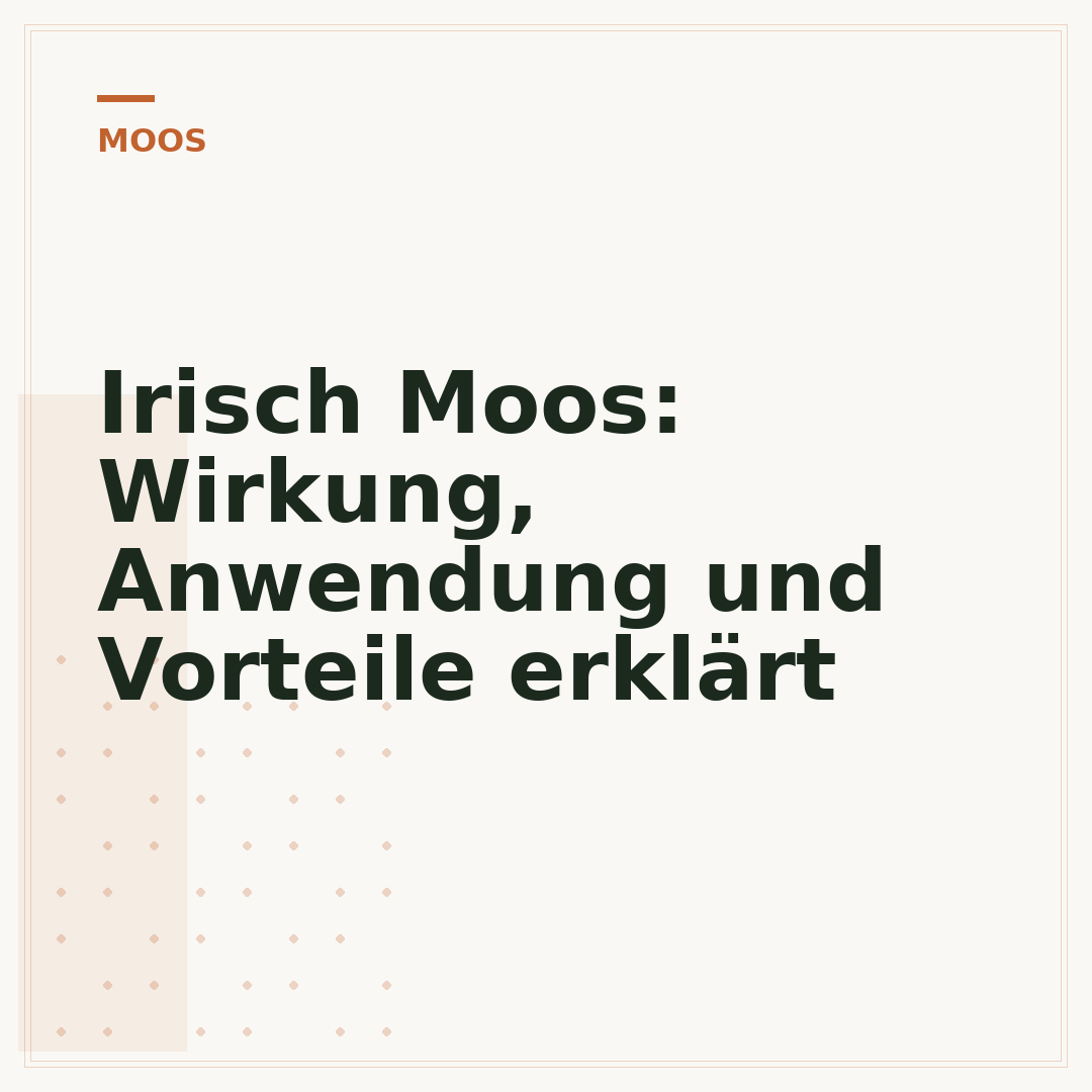 Irisch Moos: Wirkung, Anwendung und Vorteile erklärt