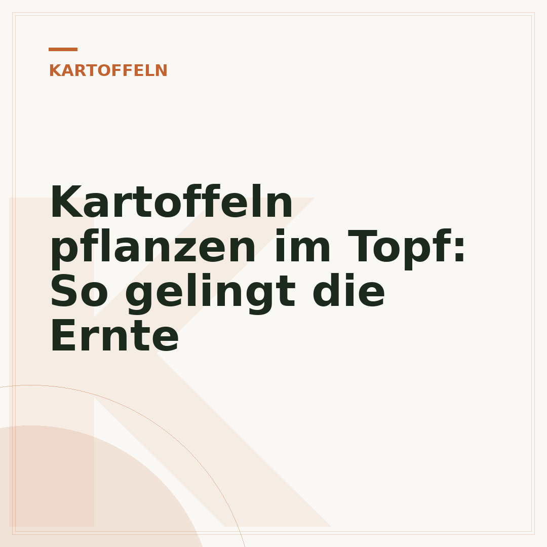 Kartoffeln pflanzen im Topf: So gelingt die Ernte