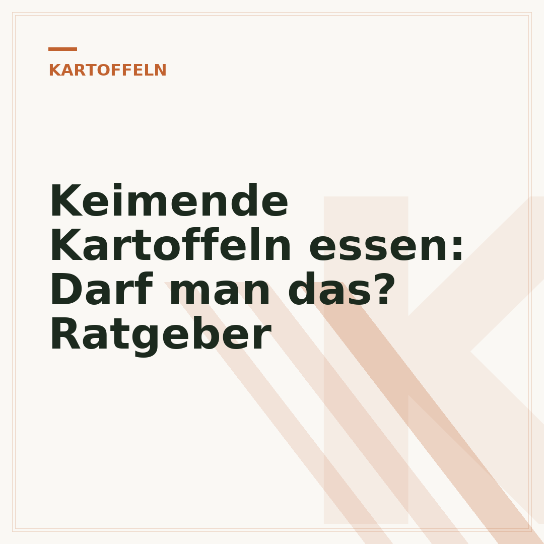 Keimende Kartoffeln essen: Darf man das? Ratgeber