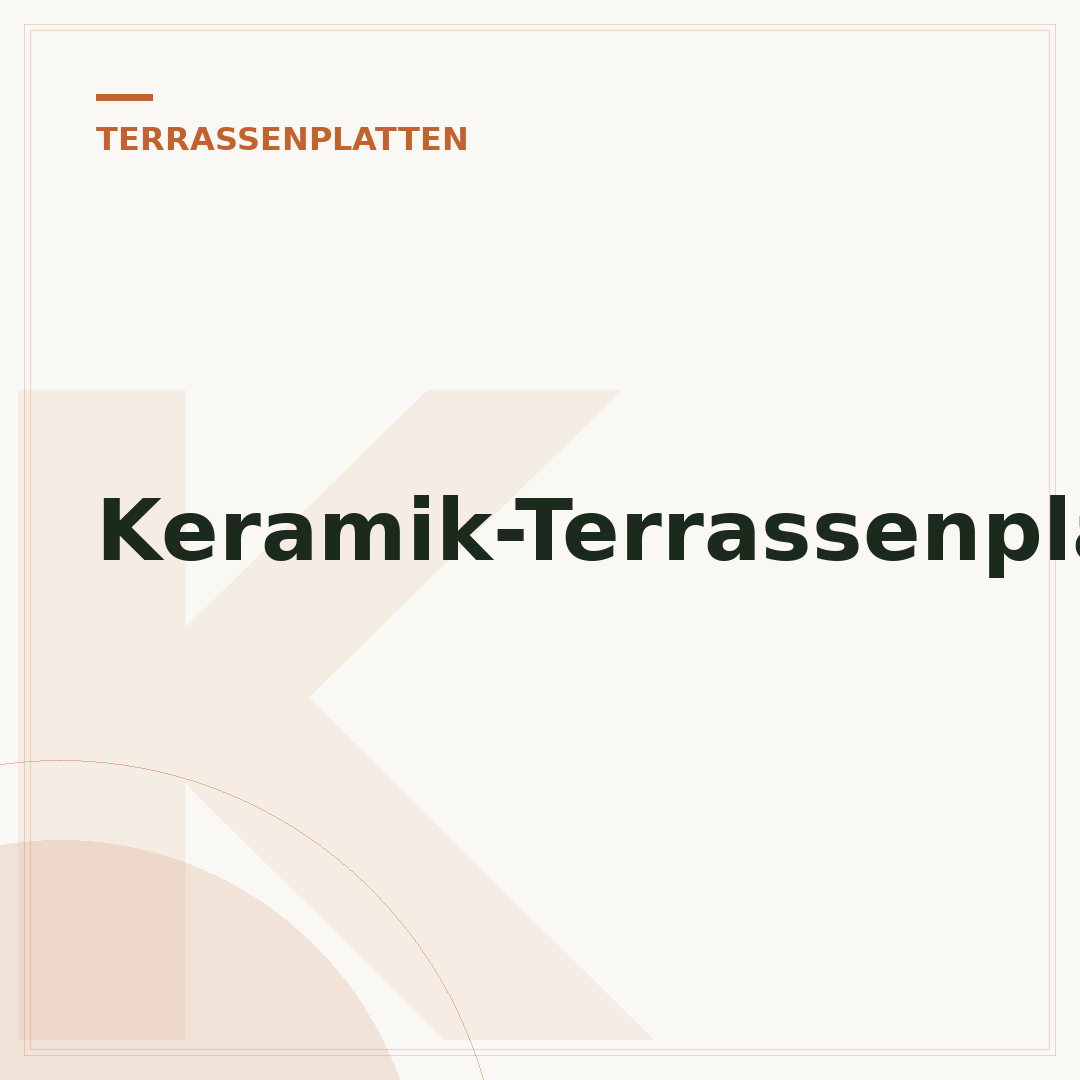 Keramik-Terrassenplatten