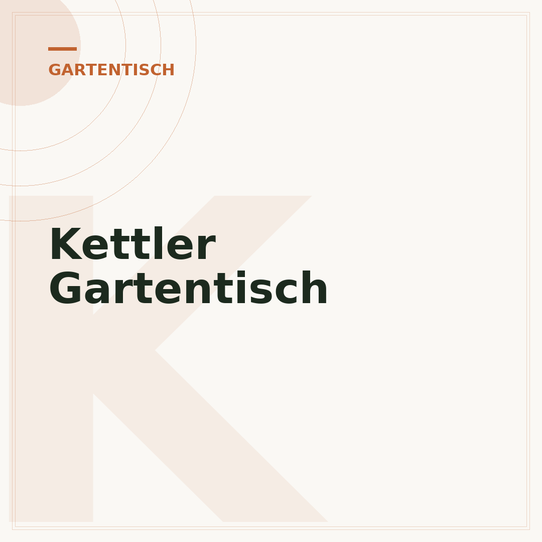 Kettler Gartentisch