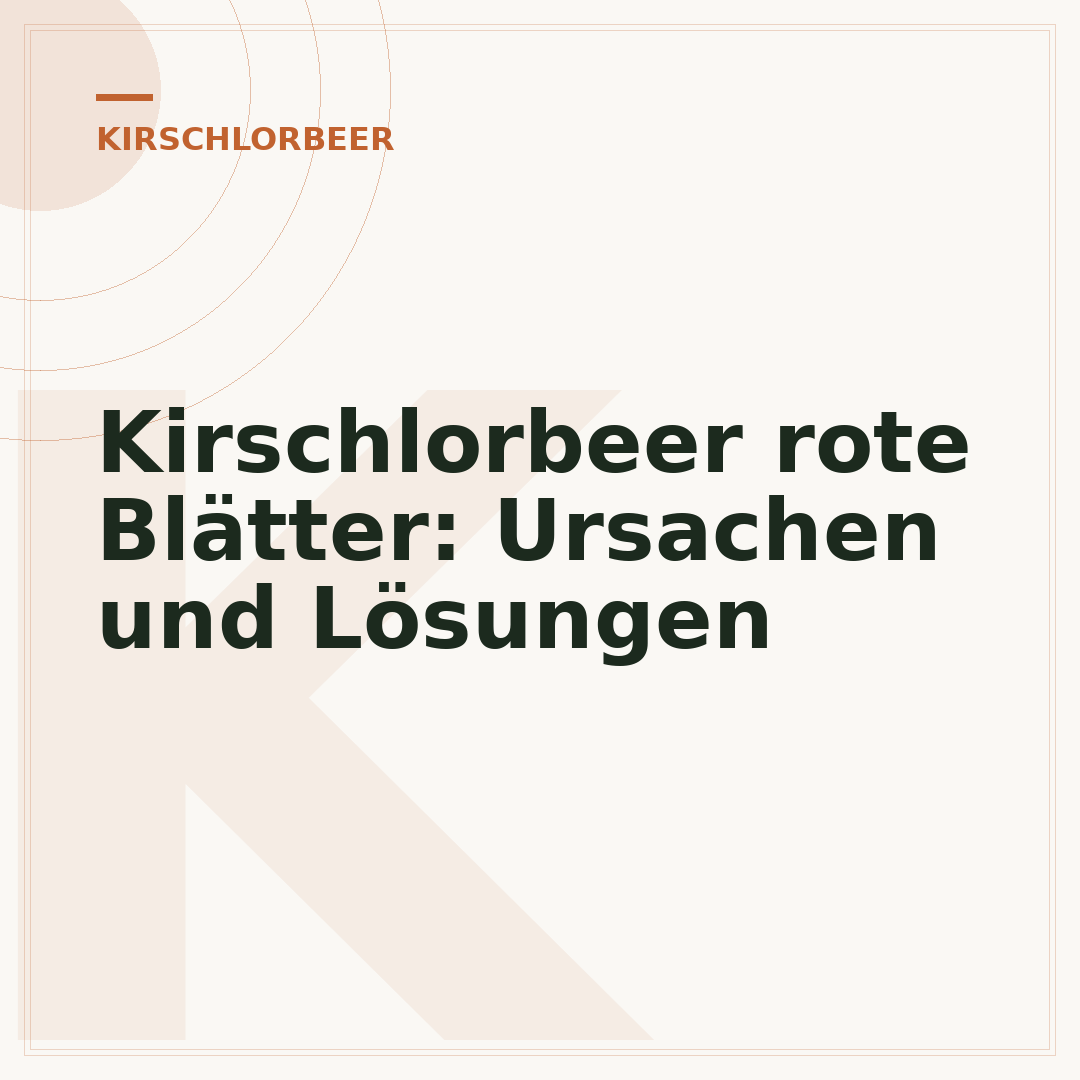 Kirschlorbeer rote Blätter: Ursachen und Lösungen