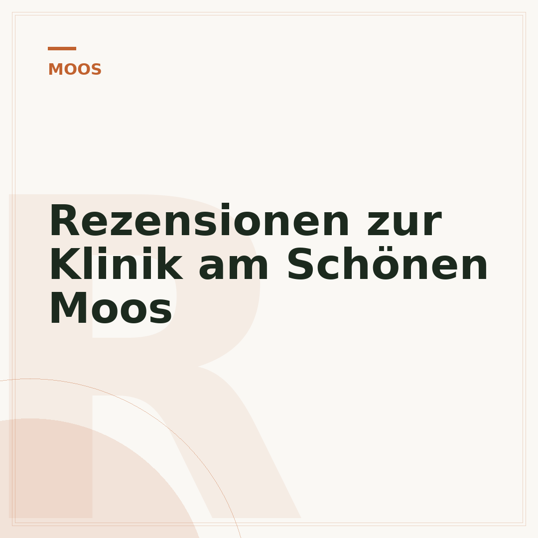 Rezensionen zur Klinik am Schönen Moos
