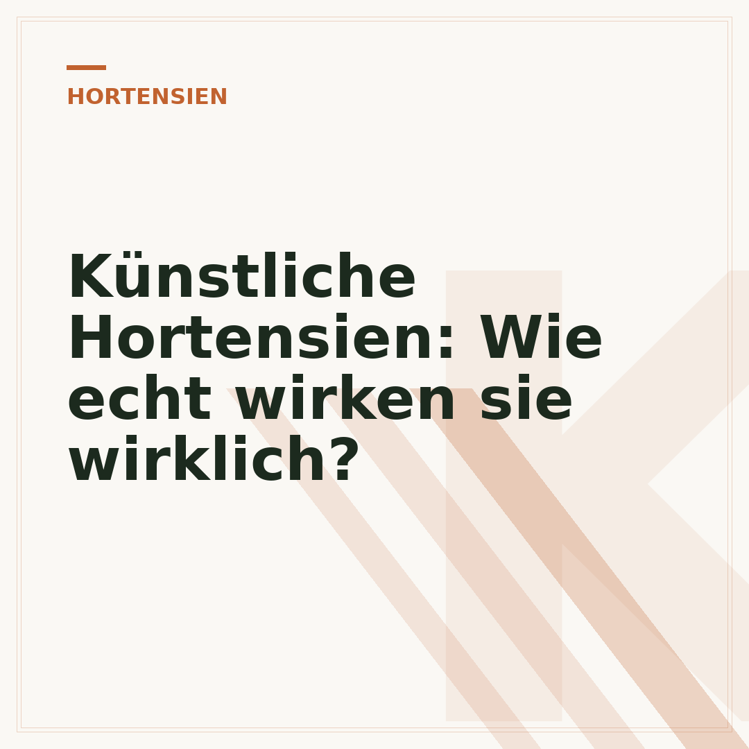 Künstliche Hortensien: Wie echt wirken sie wirklich?