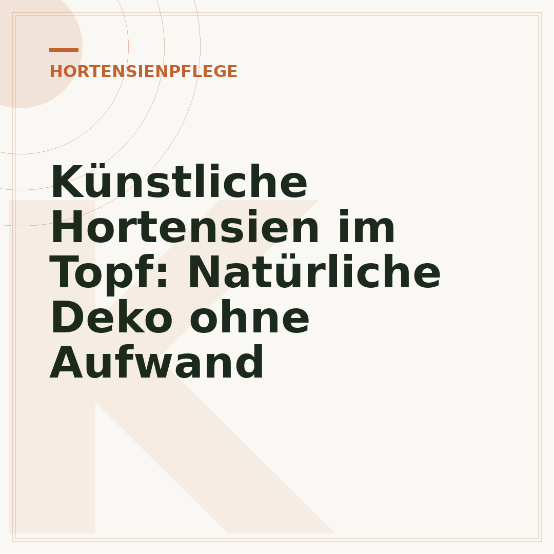 Künstliche Hortensien im Topf: Natürliche Deko ohne Aufwand