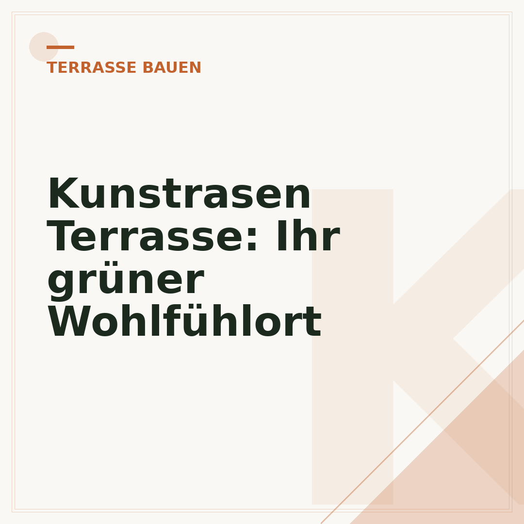 Kunstrasen Terrasse: Ihr grüner Wohlfühlort