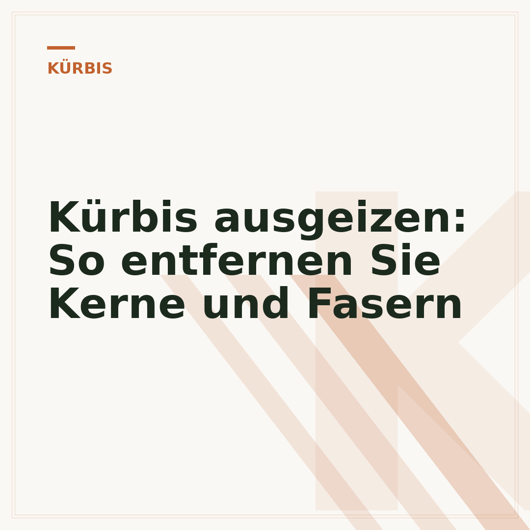Kürbis ausgeizen: So entfernen Sie Kerne und Fasern