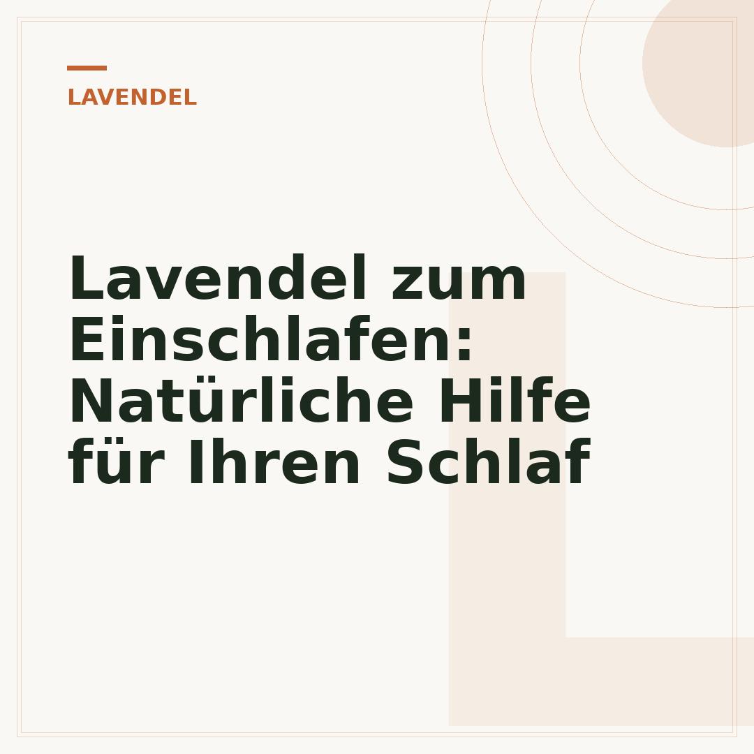 Lavendel zum Einschlafen: Natürliche Hilfe für Ihren Schlaf