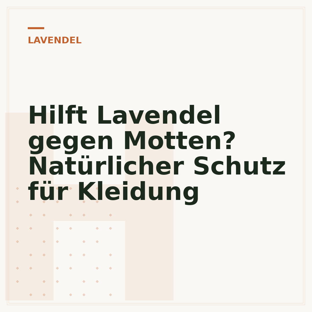 Hilft Lavendel gegen Motten? Natürlicher Schutz für Kleidung