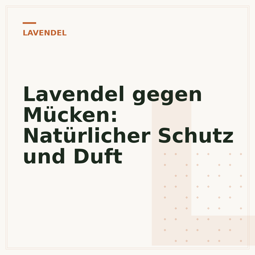 Lavendel gegen Mücken: Natürlicher Schutz und Duft