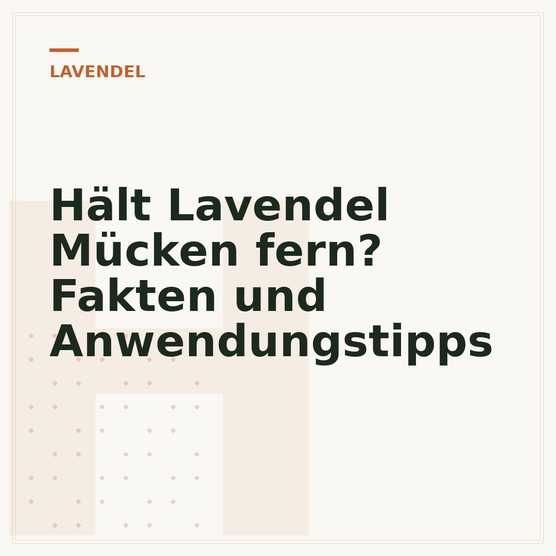 Hält Lavendel Mücken fern? Fakten und Anwendungstipps
