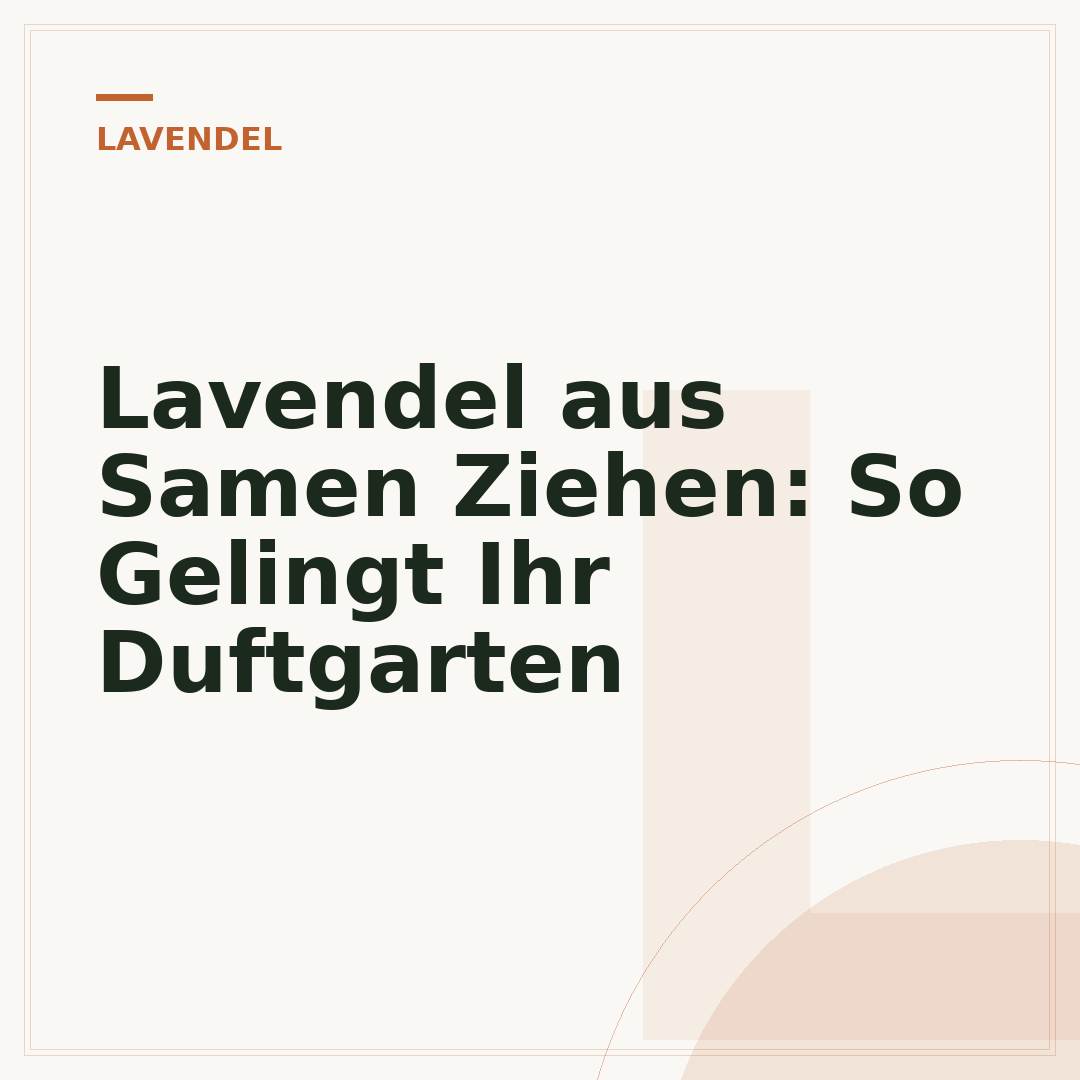 Lavendel aus Samen Ziehen: So Gelingt Ihr Duftgarten