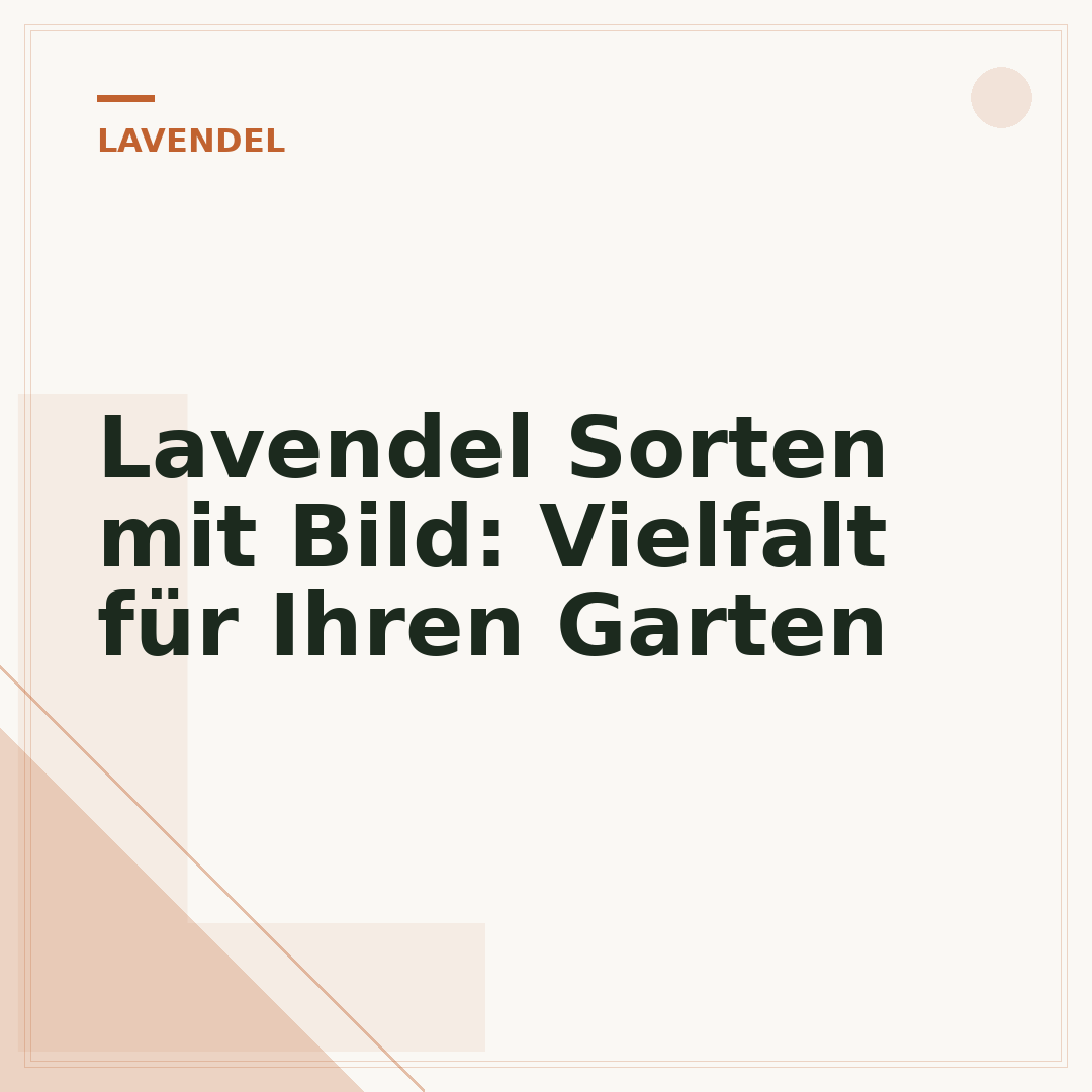 Lavendel Sorten mit Bild: Vielfalt für Ihren Garten