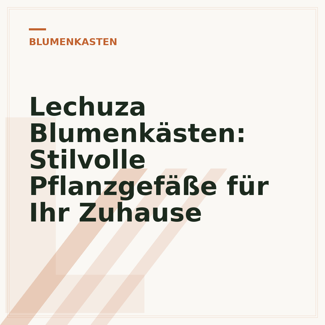 Lechuza Blumenkästen: Stilvolle Pflanzgefäße für Ihr Zuhause