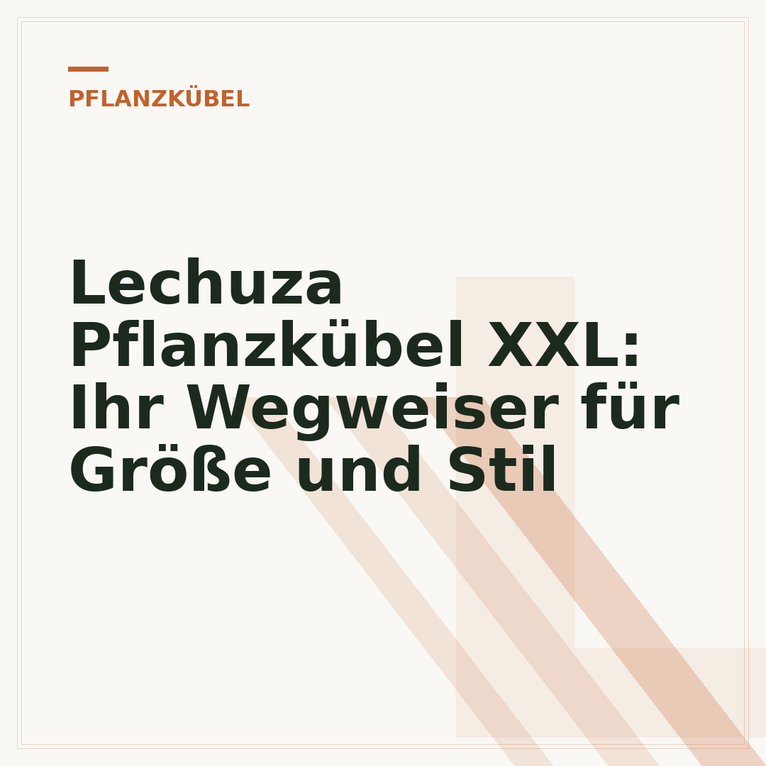 Lechuza Pflanzkübel XXL: Ihr Wegweiser für Größe und Stil