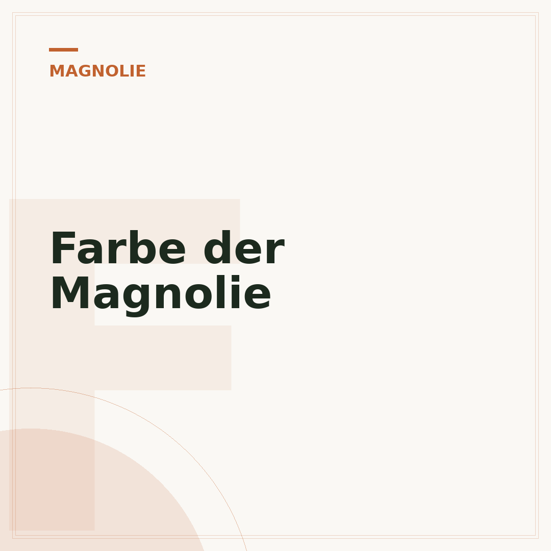 Farbe der Magnolie