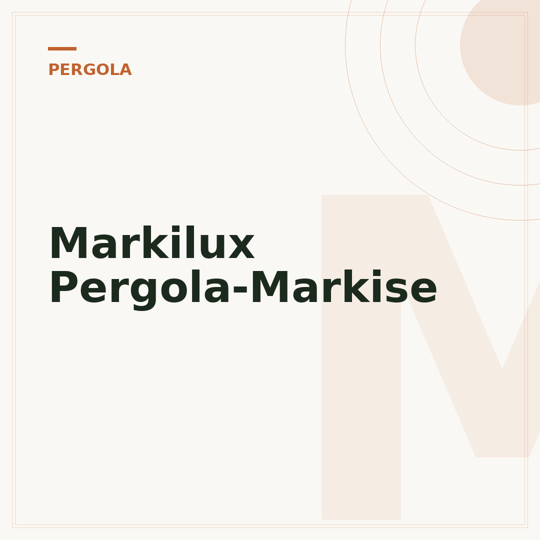 Markilux Pergola-Markise