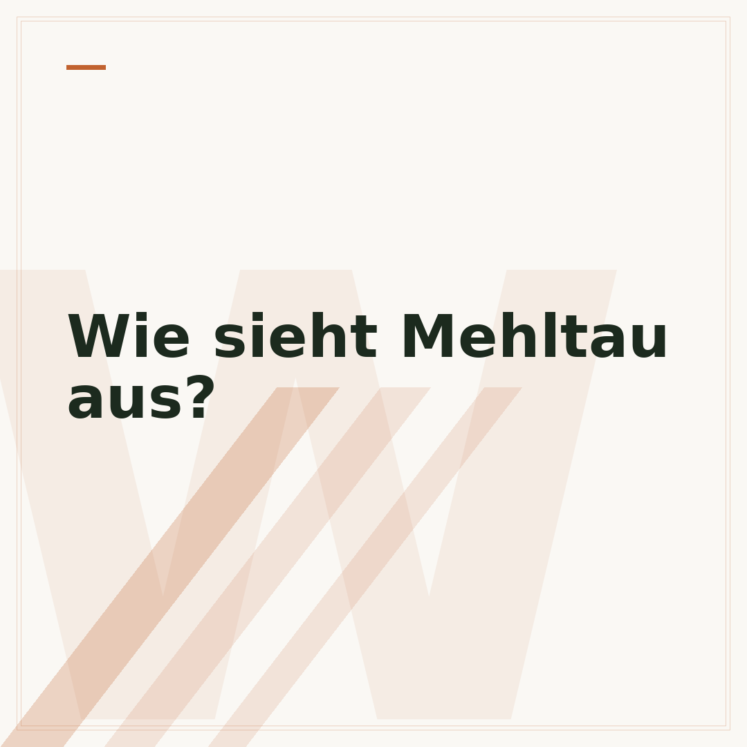 Wie sieht Mehltau aus?
