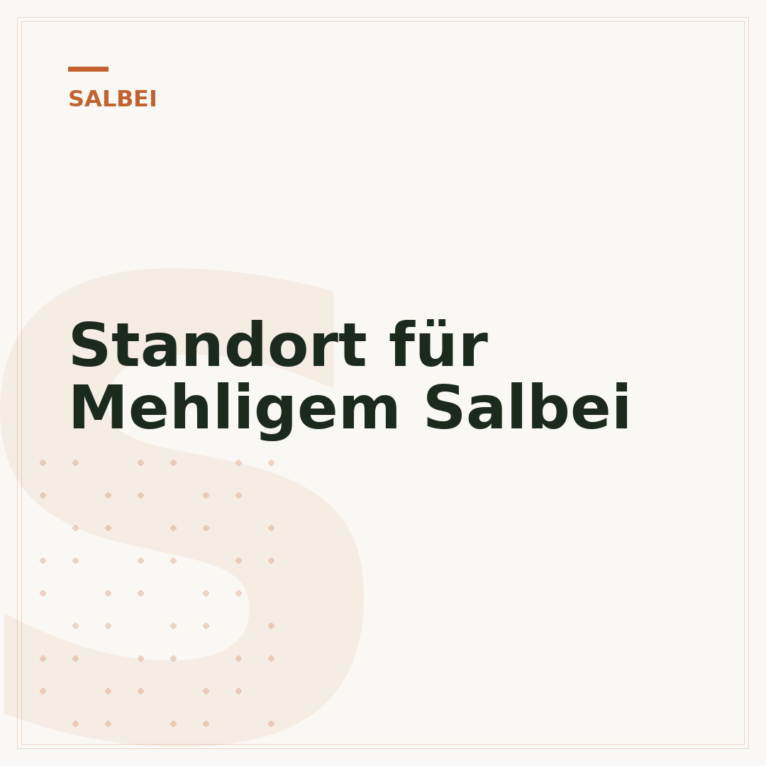 Standort für Mehligem Salbei