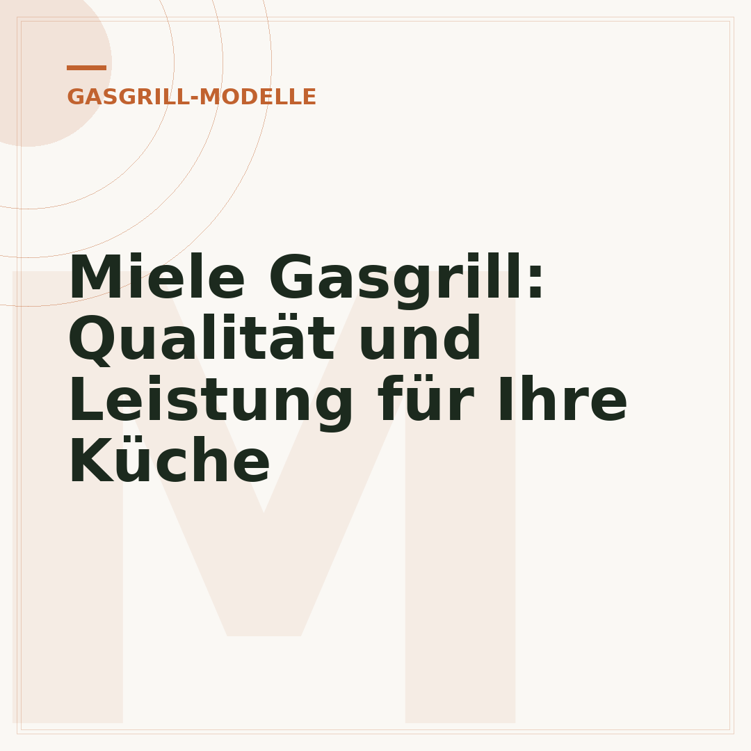 Miele Gasgrill: Qualität und Leistung für Ihre Küche