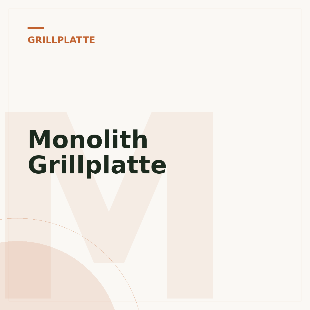 Monolith Grillplatte