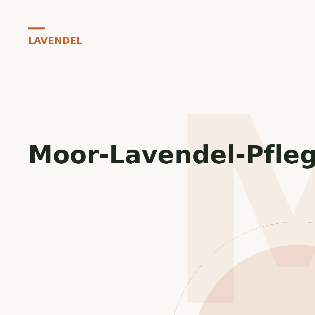 Moor-Lavendel-Pflegeöl