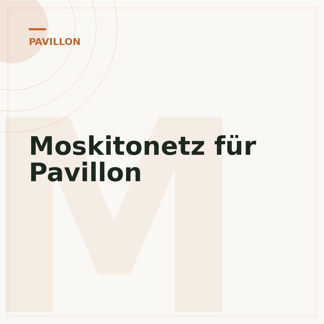 Moskitonetz für Pavillon