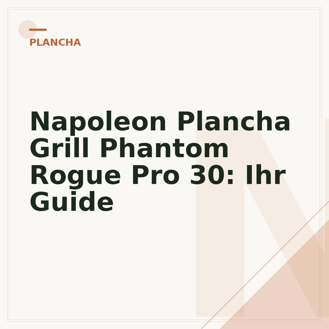 Napoleon Plancha Grill Phantom Rogue Pro 30: Ihr Guide