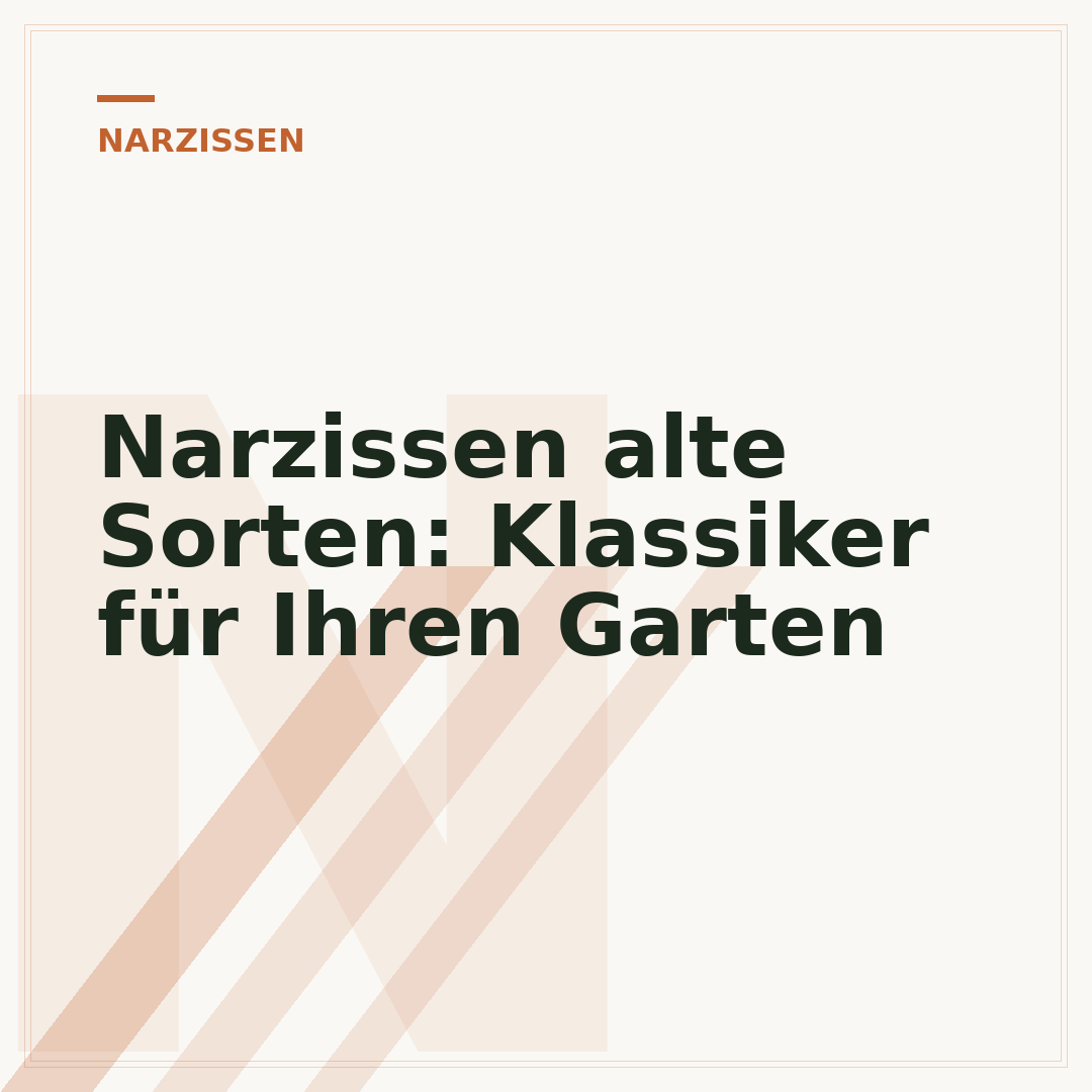 Narzissen alte Sorten: Klassiker für Ihren Garten