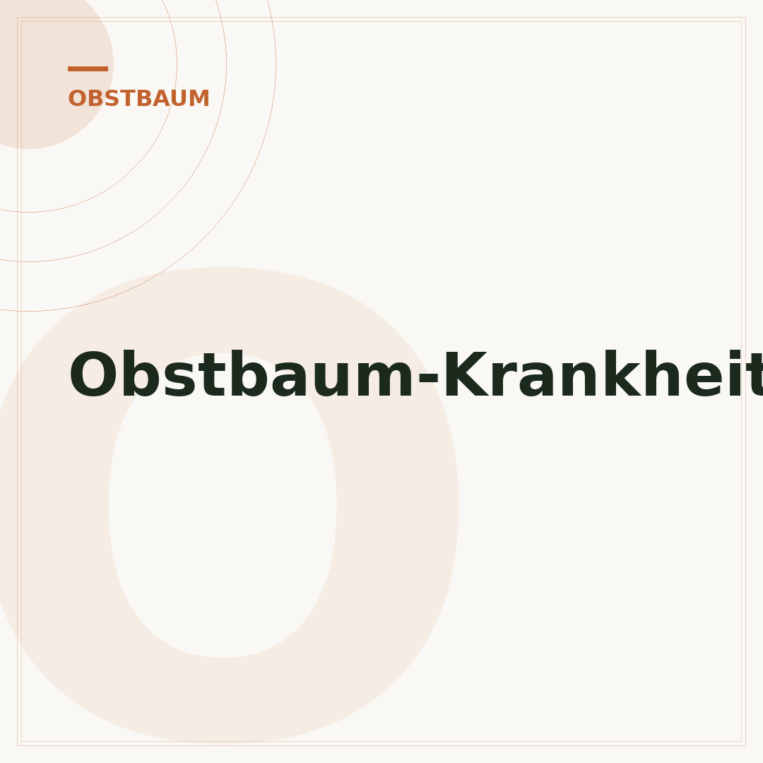 Obstbaum-Krankheiten
