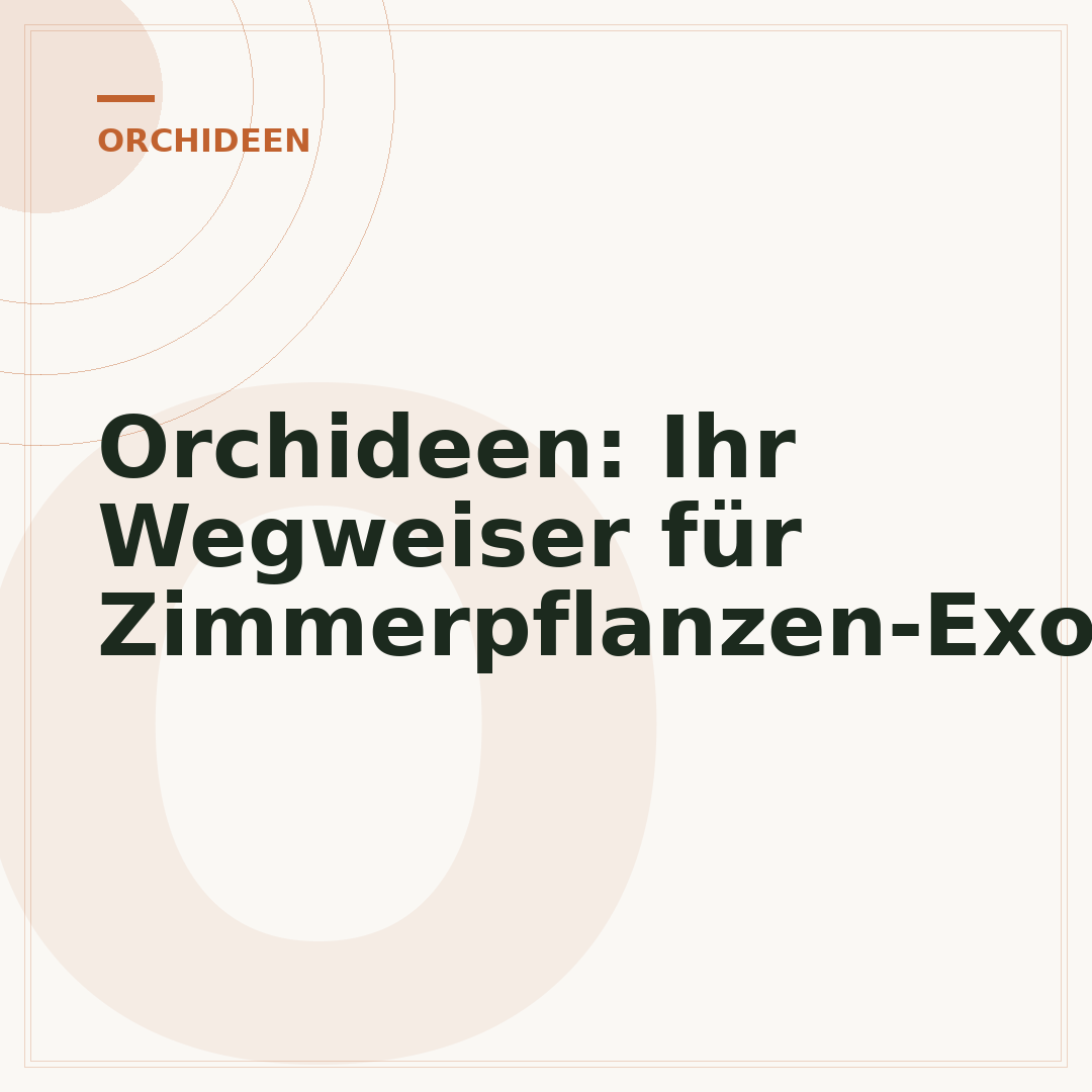 Orchideen: Ihr Wegweiser für Zimmerpflanzen-Exoten