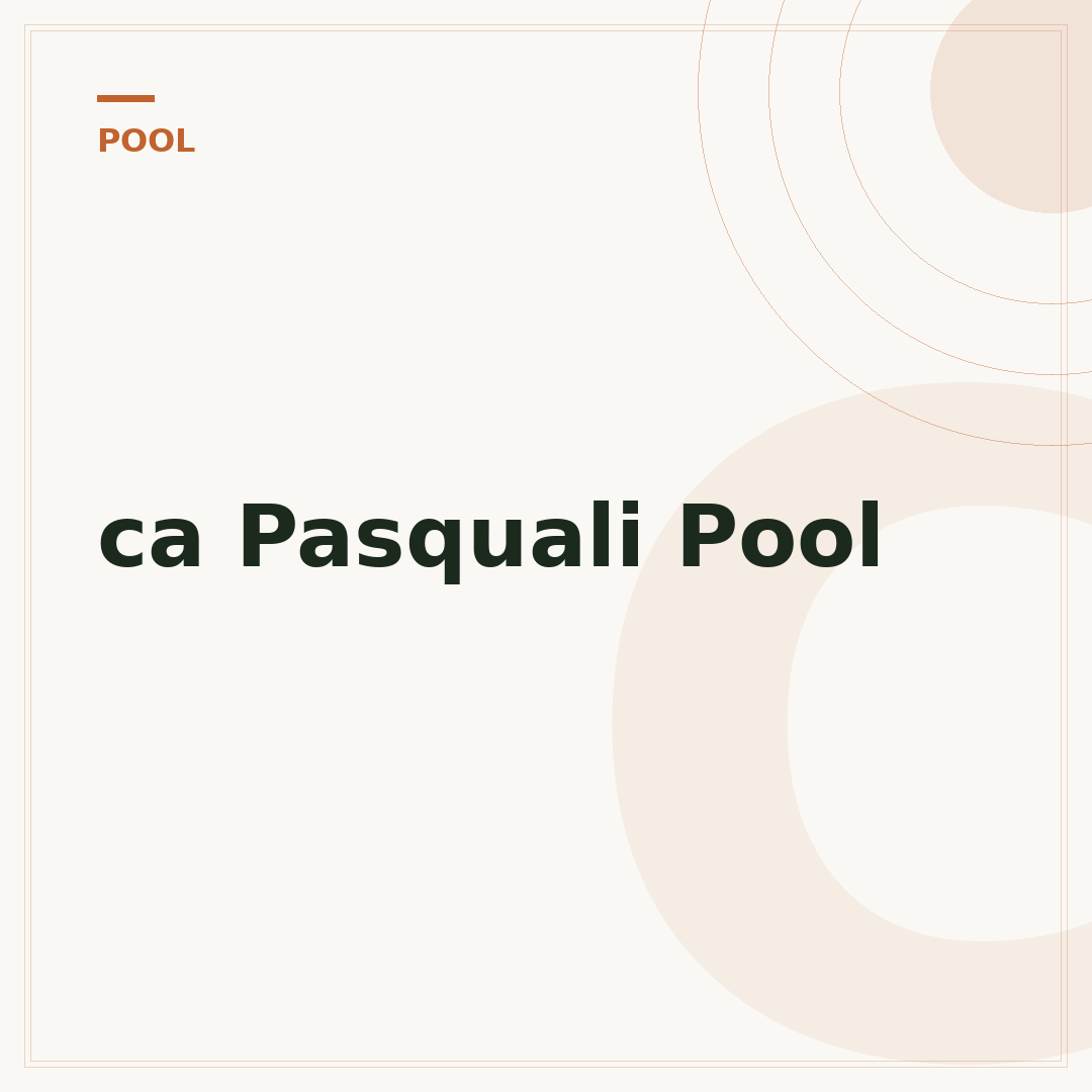 ca Pasquali Pool