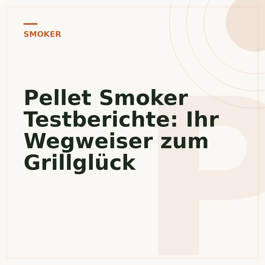 Pellet Smoker Testberichte: Ihr Wegweiser zum Grillglück