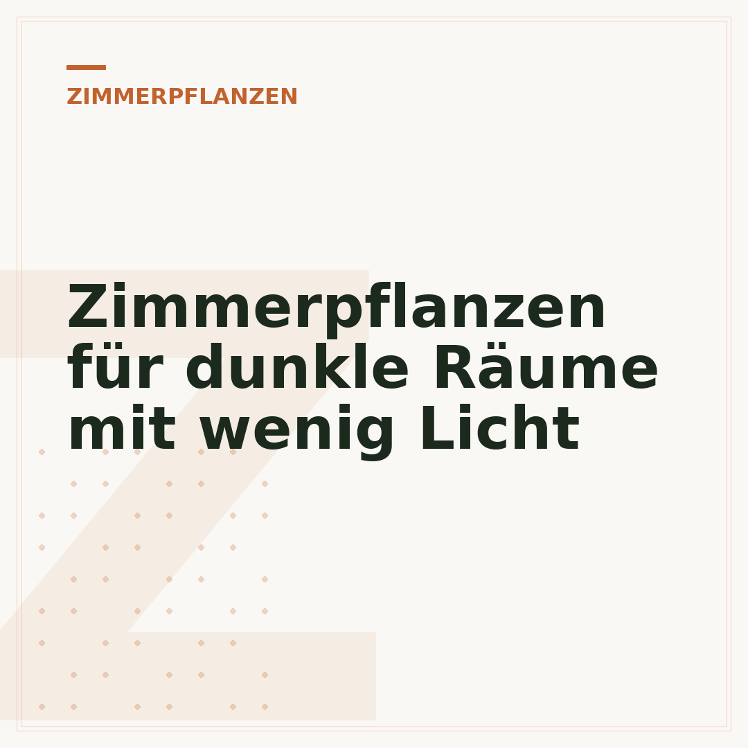 Zimmerpflanzen für dunkle Räume mit wenig Licht