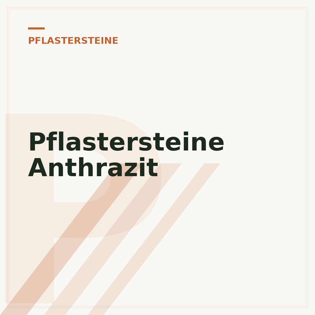 Pflastersteine Anthrazit
