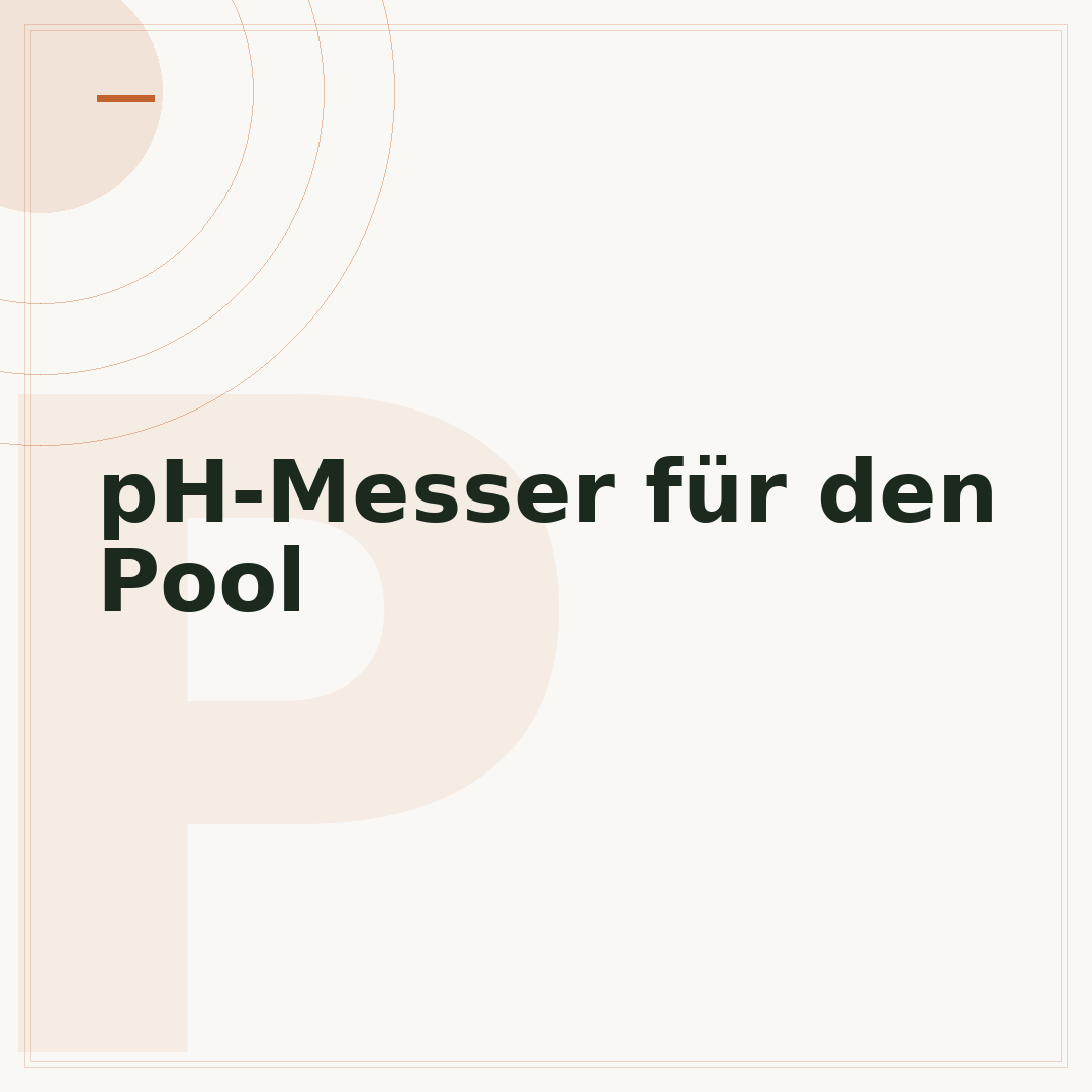 pH-Messer für den Pool