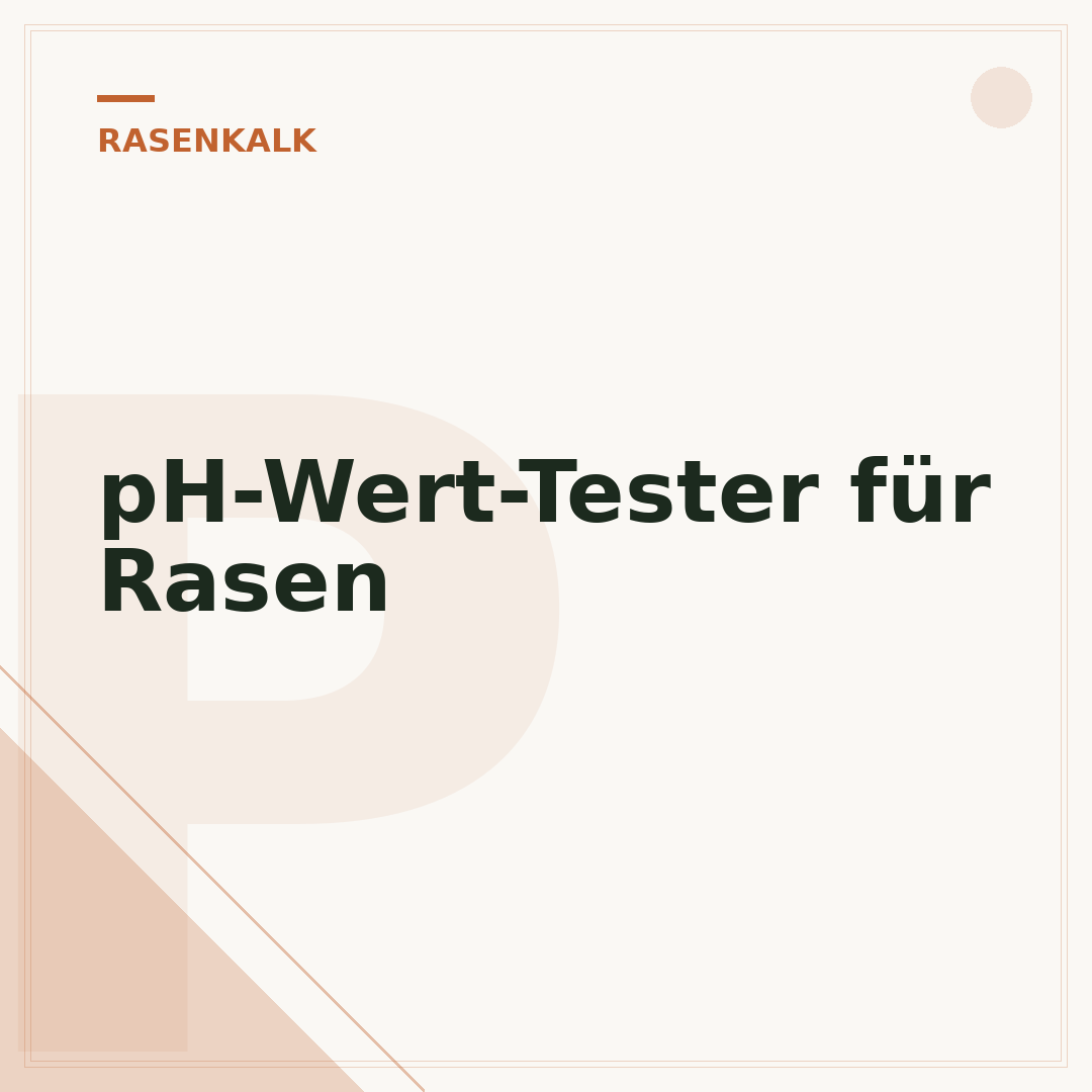 pH-Wert-Tester für Rasen