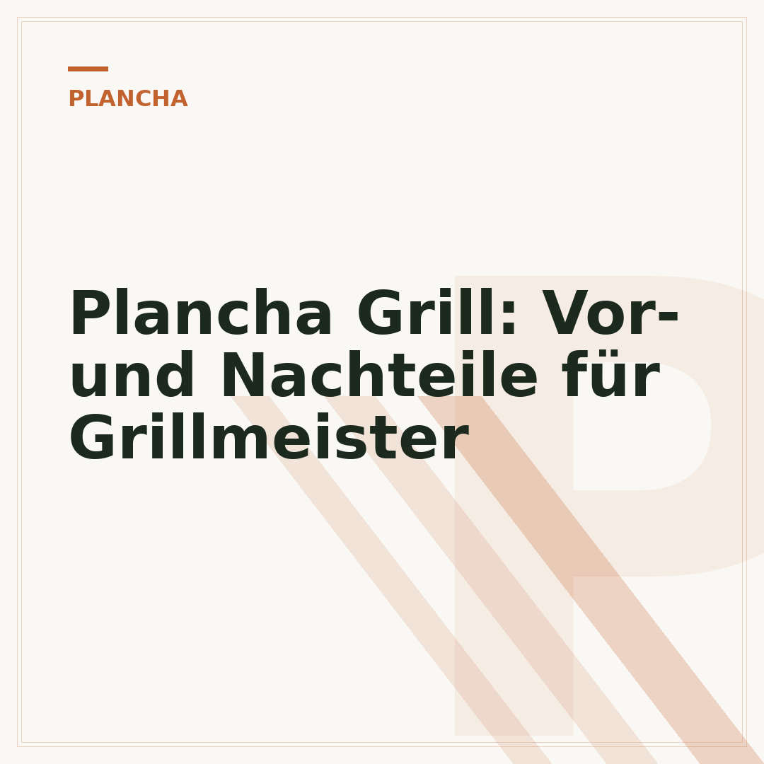 Plancha Grill: Vor- und Nachteile für Grillmeister
