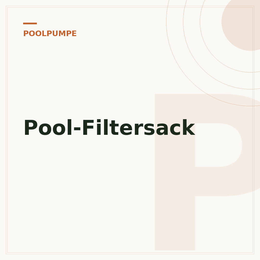 Pool-Filtersack