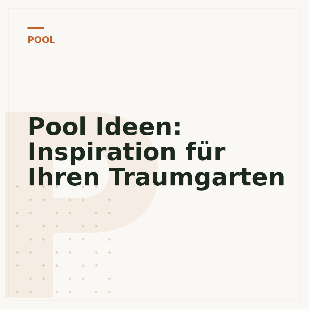 Pool Ideen: Inspiration für Ihren Traumgarten