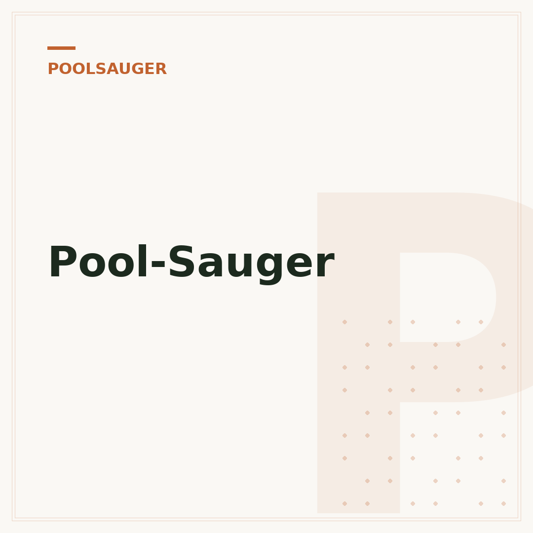 Pool-Sauger