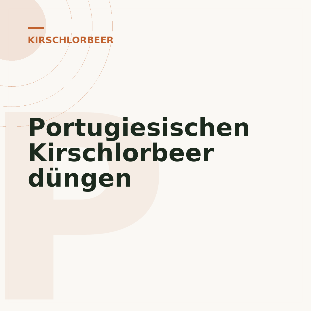 Portugiesischen Kirschlorbeer düngen