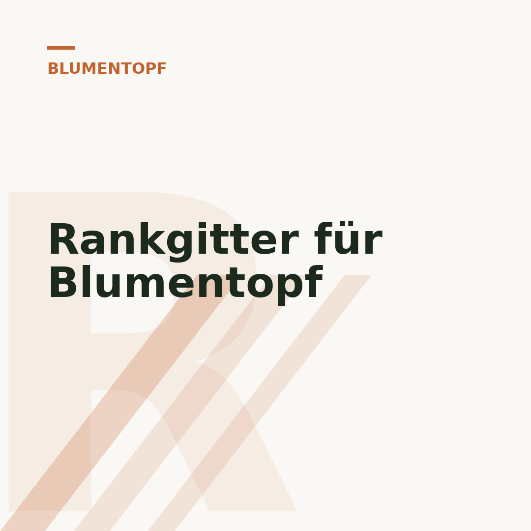 Rankgitter für Blumentopf