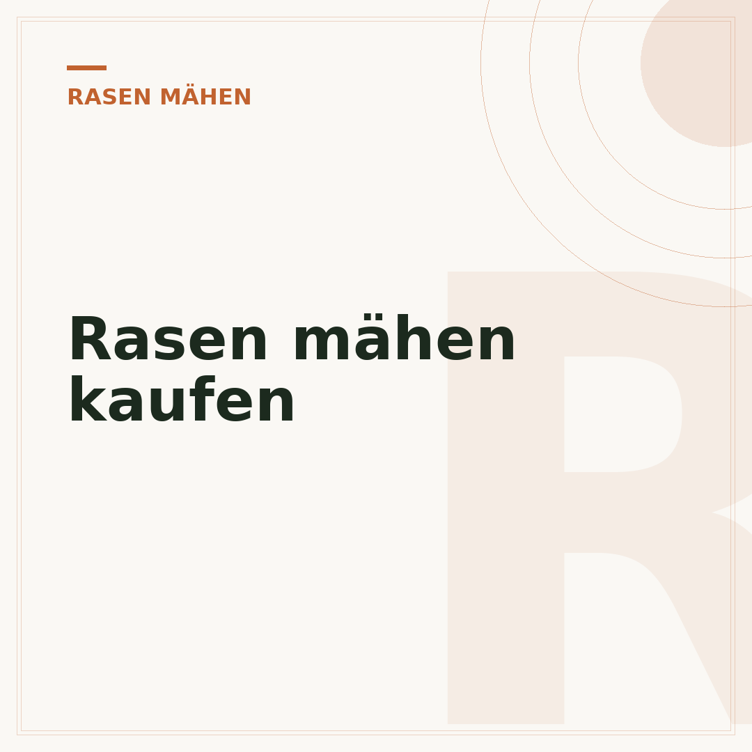 Rasen mähen kaufen